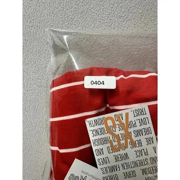 NWT LuLaRoe Size‎ XS Red And White Stripes Jessie Dress With Pockets - Picture 8 of 8